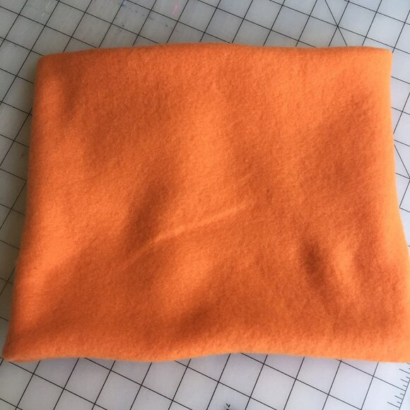 Orange gaiter neckwarmer fleece Scarf Tube Earmuff Gator Cowl Turtle Ski cowl - Picture 7 of 10